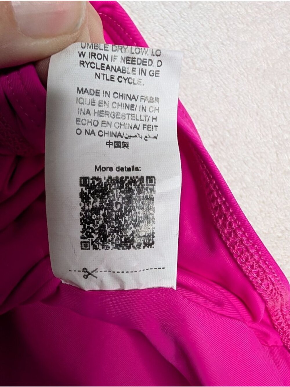 Misguided Pink High Neck Tank Bodysuit Snap Closure Stretch Size S - Picture 7 of 9